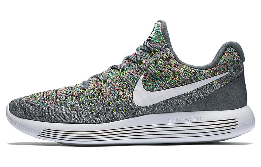 

Кроссовки Lunarepic Low Flyknit 2 Cool Grey/White-Volt-Blue Glow Nike