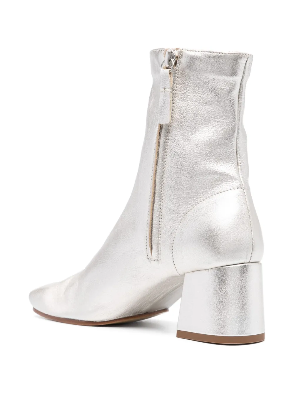 Ботильоны Tierra 60 с эффектом металлик Souliers Martinez, серебяный — фото 3