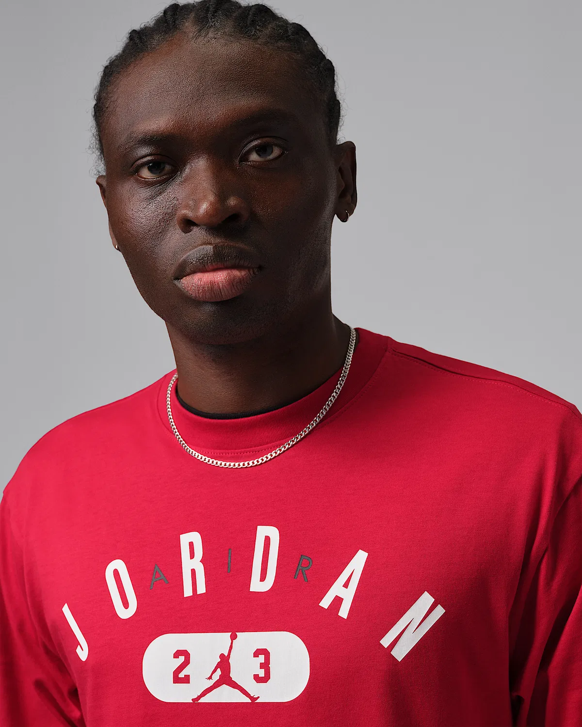 Мужская футболка Jordan, Gym Red/White — фото 3