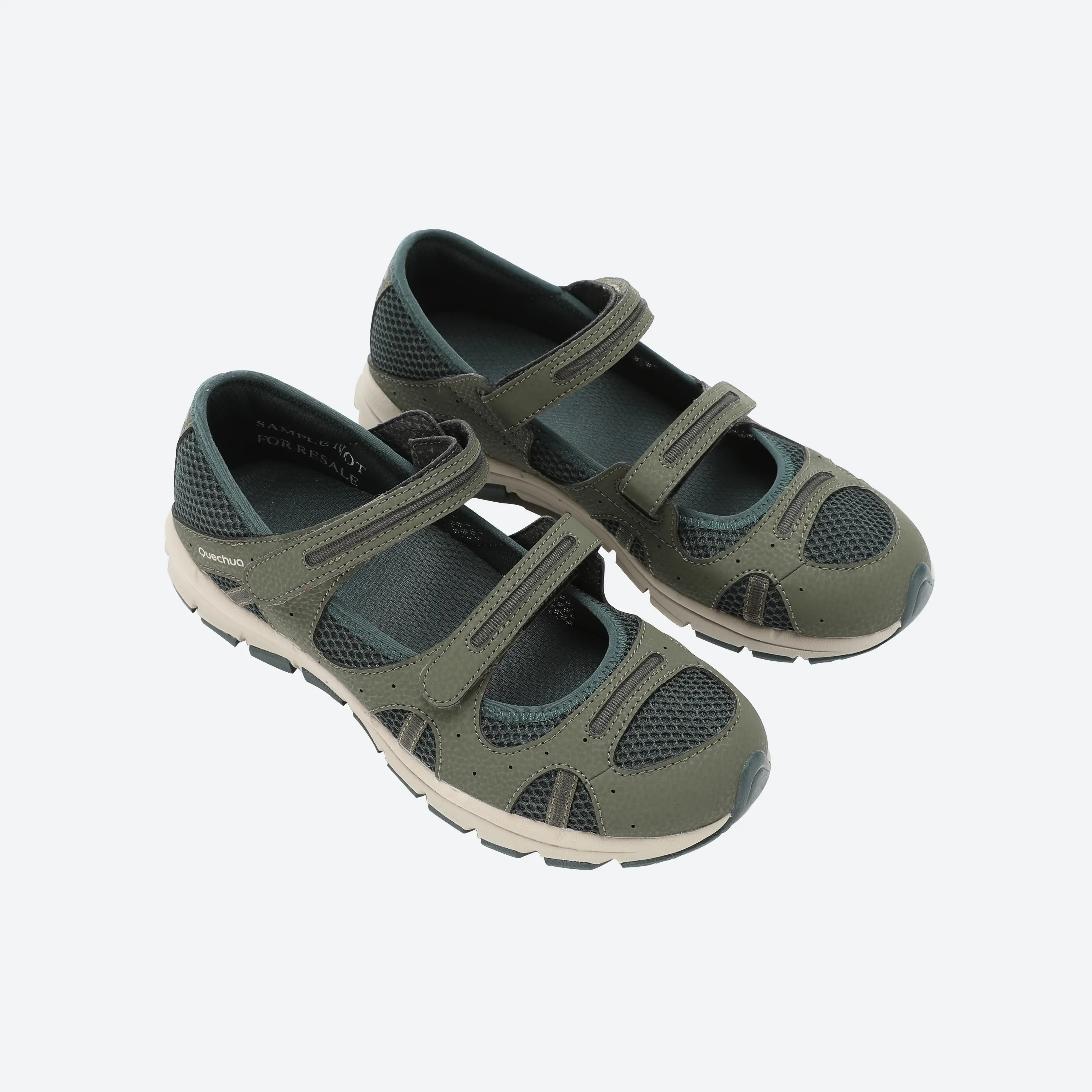 Женские треккинговые ботинки Quechua NH150 FRESH зелёные