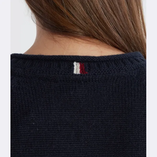 Шерстяной свитер стандартного кроя Mid gg c-nk Tommy Hilfiger, синий — фото 3