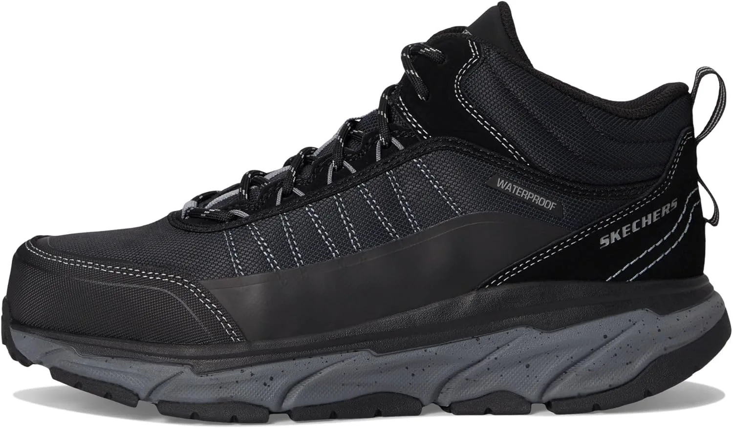 Мужские кроссовки Skechers D'lux Journey Sr - Terrain - с композитным носком, черный — фото 2