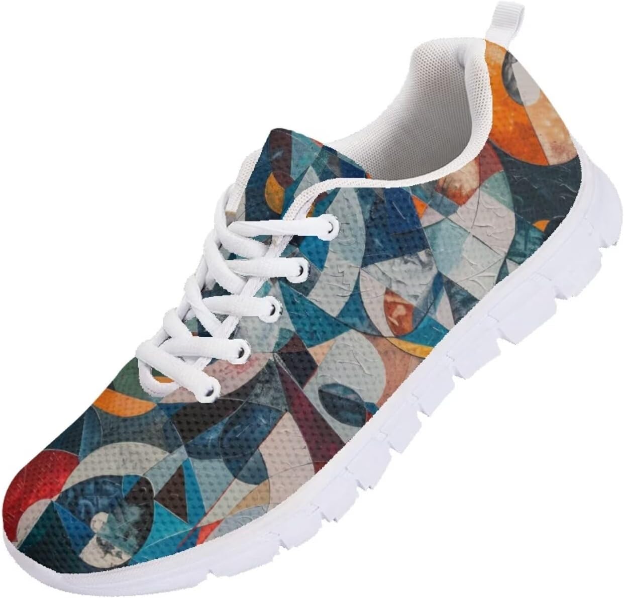 

Мужские кроссовки Funnydude Funny Print, легкие, для осени, повседневные, для прогулок и тенниса, Geometric