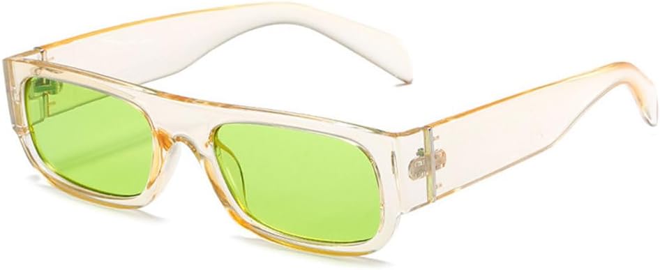 

Солнцезащитные очки MUTYNE в винтажном прямоугольном стиле для женщин, модные очки квадратной формы для мужчин, классические панк-очки с защитой от УФ-излучения UV400, C8lightbrown-green