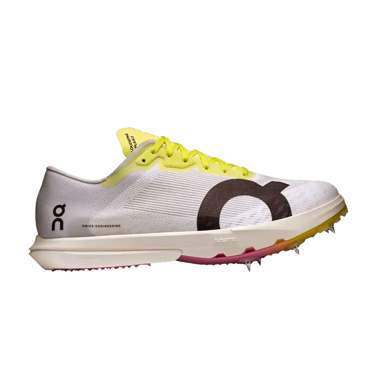 Кроссовки ON Wmns Cloudspike Amplius 2, White Yellow Raspberry
