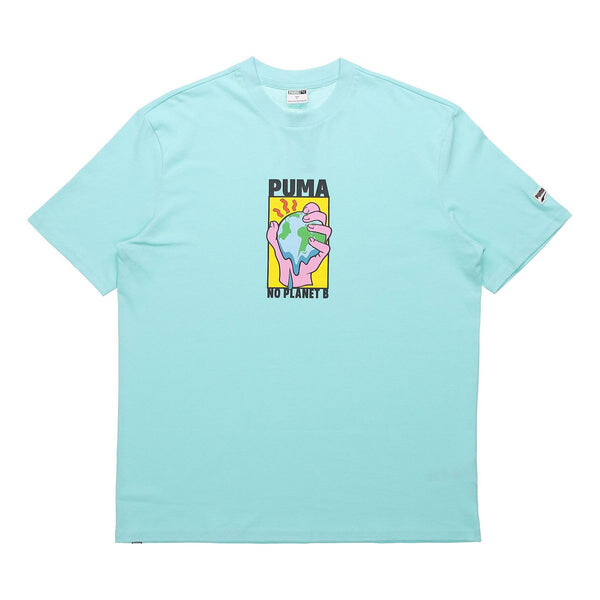 

Футболка environmental friendly subject printing short sleeve blue Puma, синий