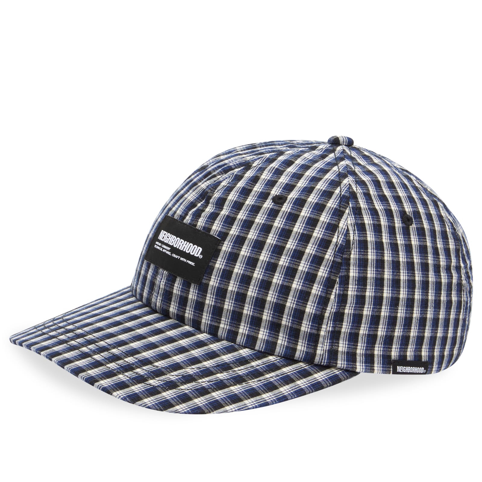 

Бейсболка Neighborhood Gingham Hombre Check Dad Cap, темно-синий