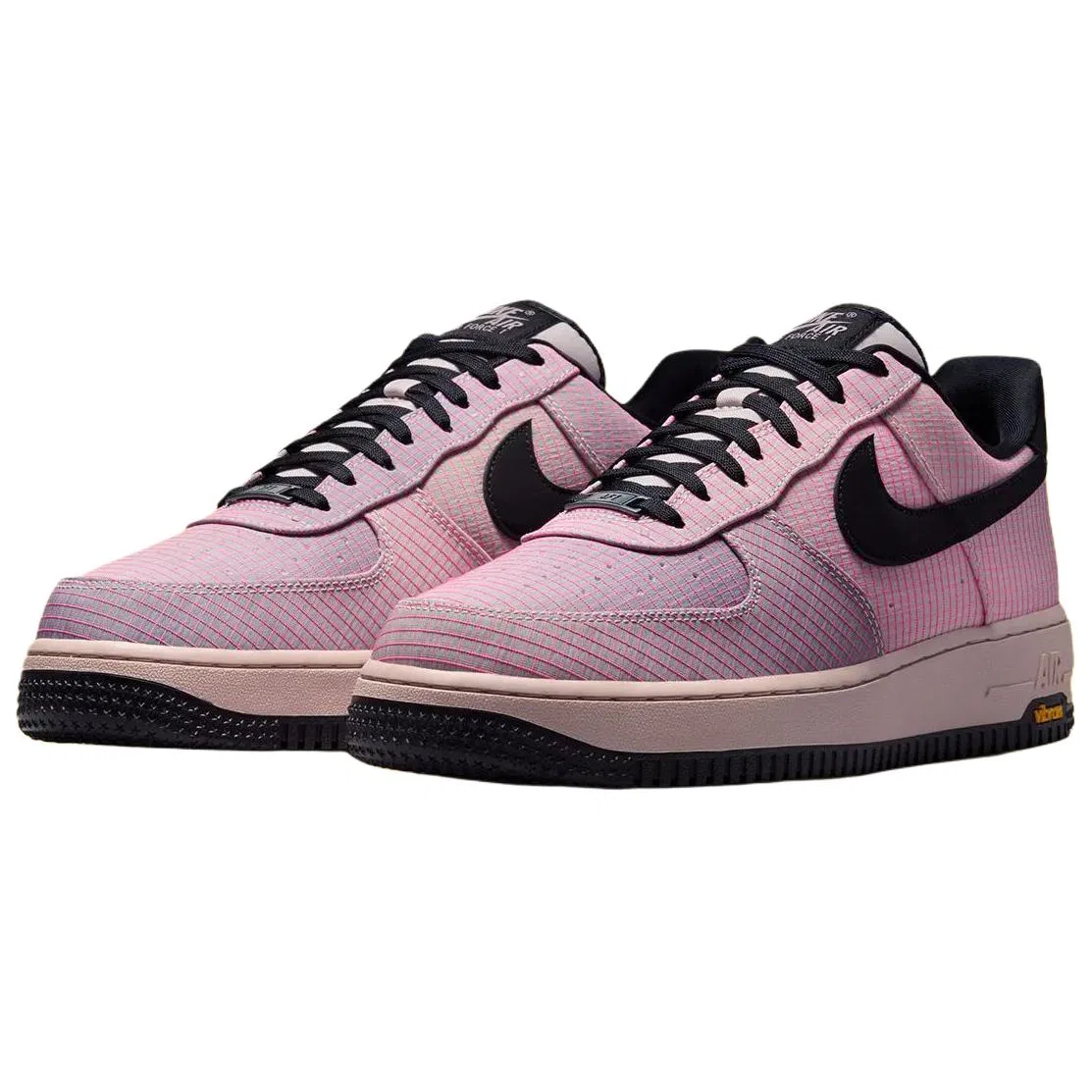 Кроссовки для скейтбординга Nike Air Force 1 Low Pink Black — фото 4