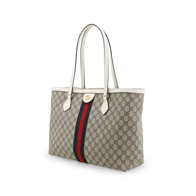 Женский рюкзак GUCCI Ophidia из канваса с кожаными деталями — фото 3