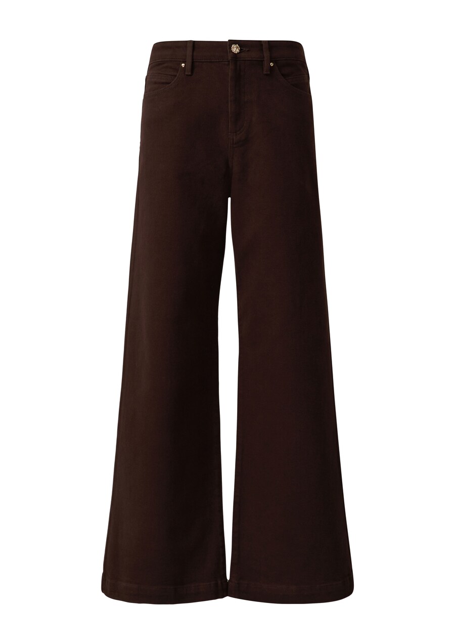 

Джинсы с широкими штанинами s.Oliver SURI, темно-коричневый