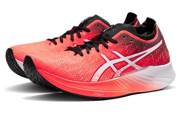 Кроссовки магическая скорость Asics, красный — фото 2