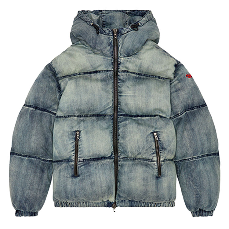 

DIESEL Пуховик W Mons, Light Blue Faded