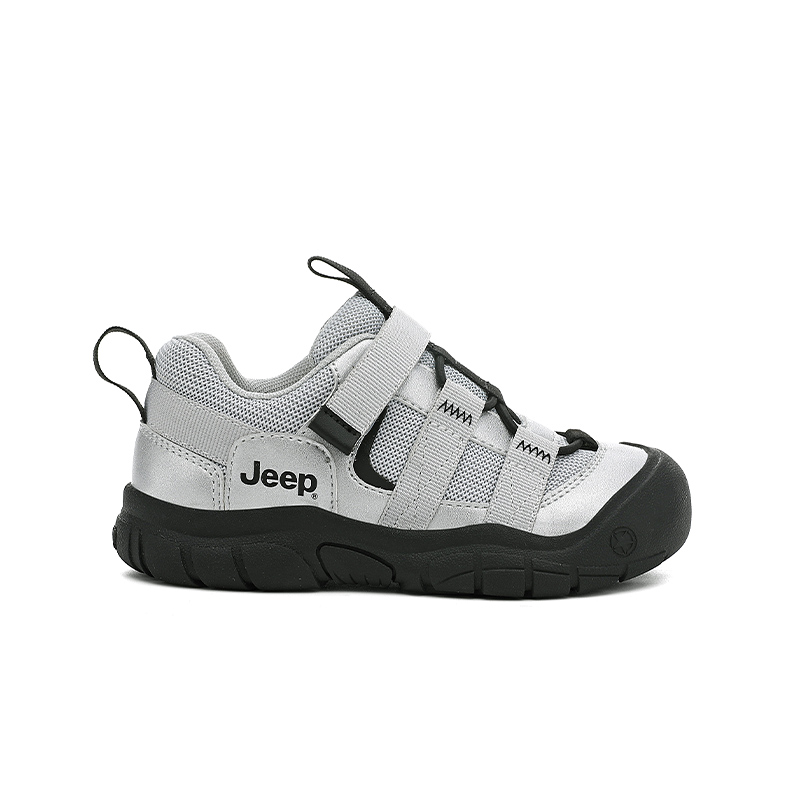 Anti Kick, Abrasion Resistant и Breathable низкие детские кроссовки для бега Teenagers Jeep, экрю — фото 4