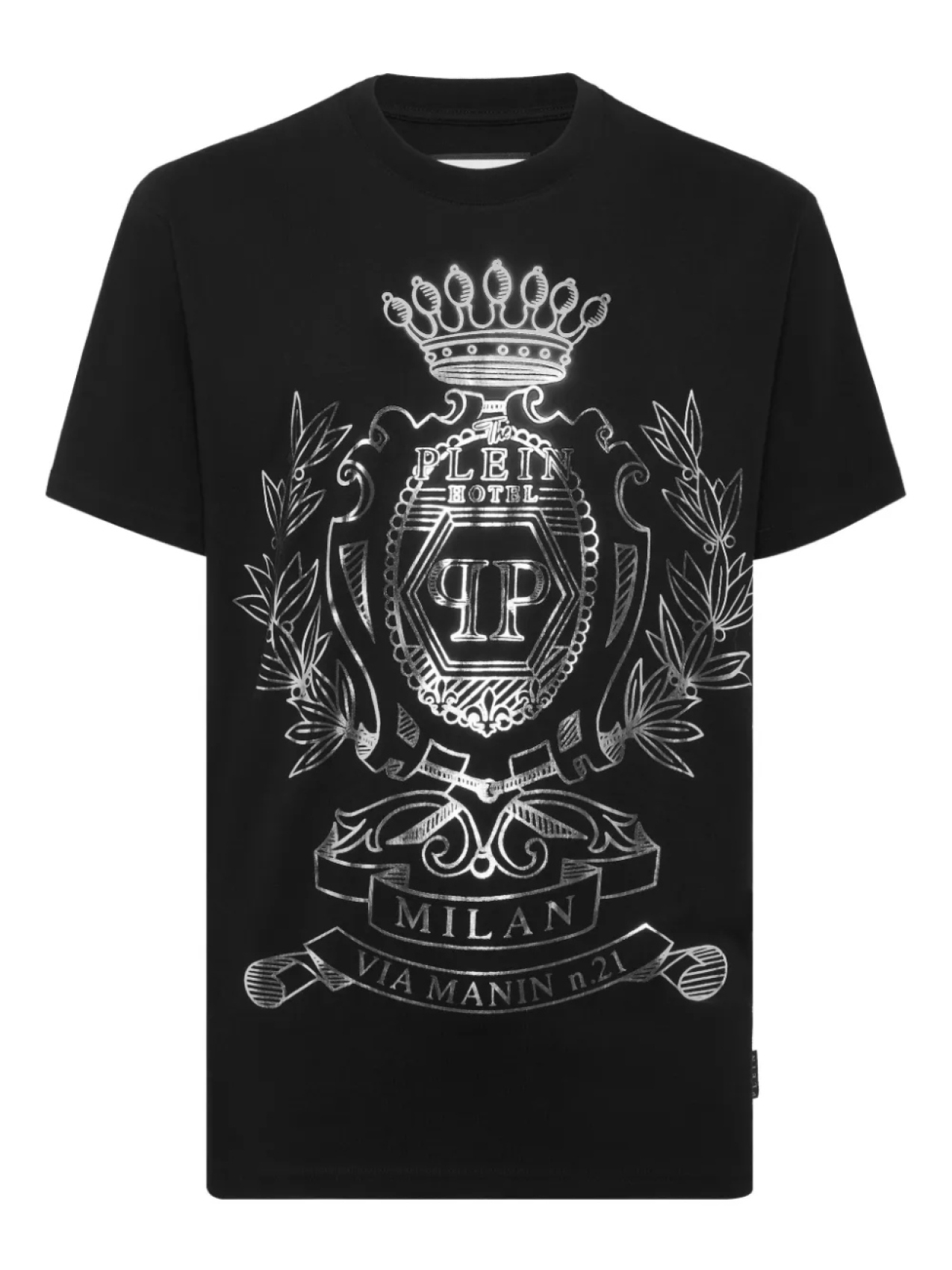 

Philipp Plein декорированная футболка, черный