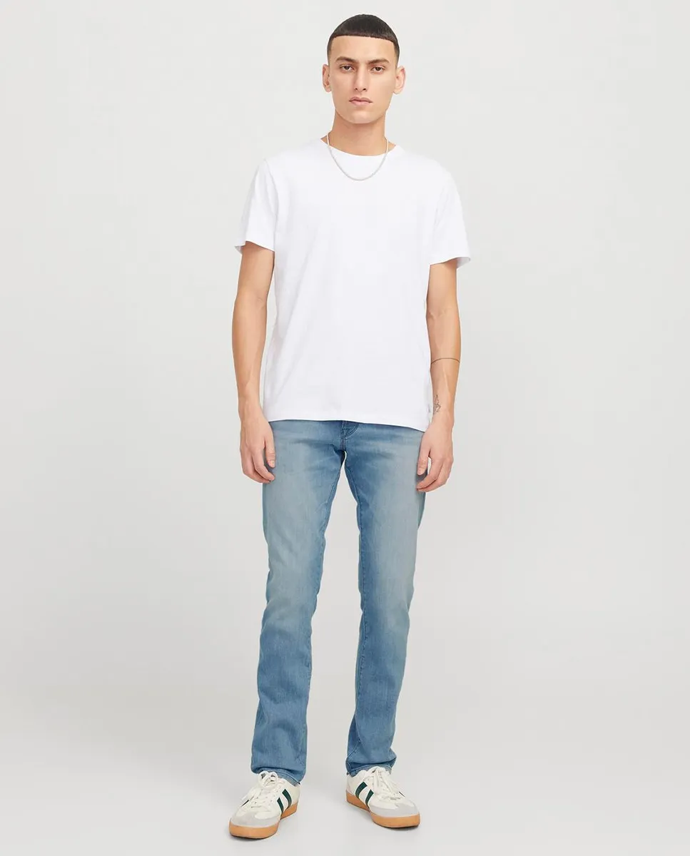 

Мужские облегающие джинсы с карманами Jack & Jones, синий