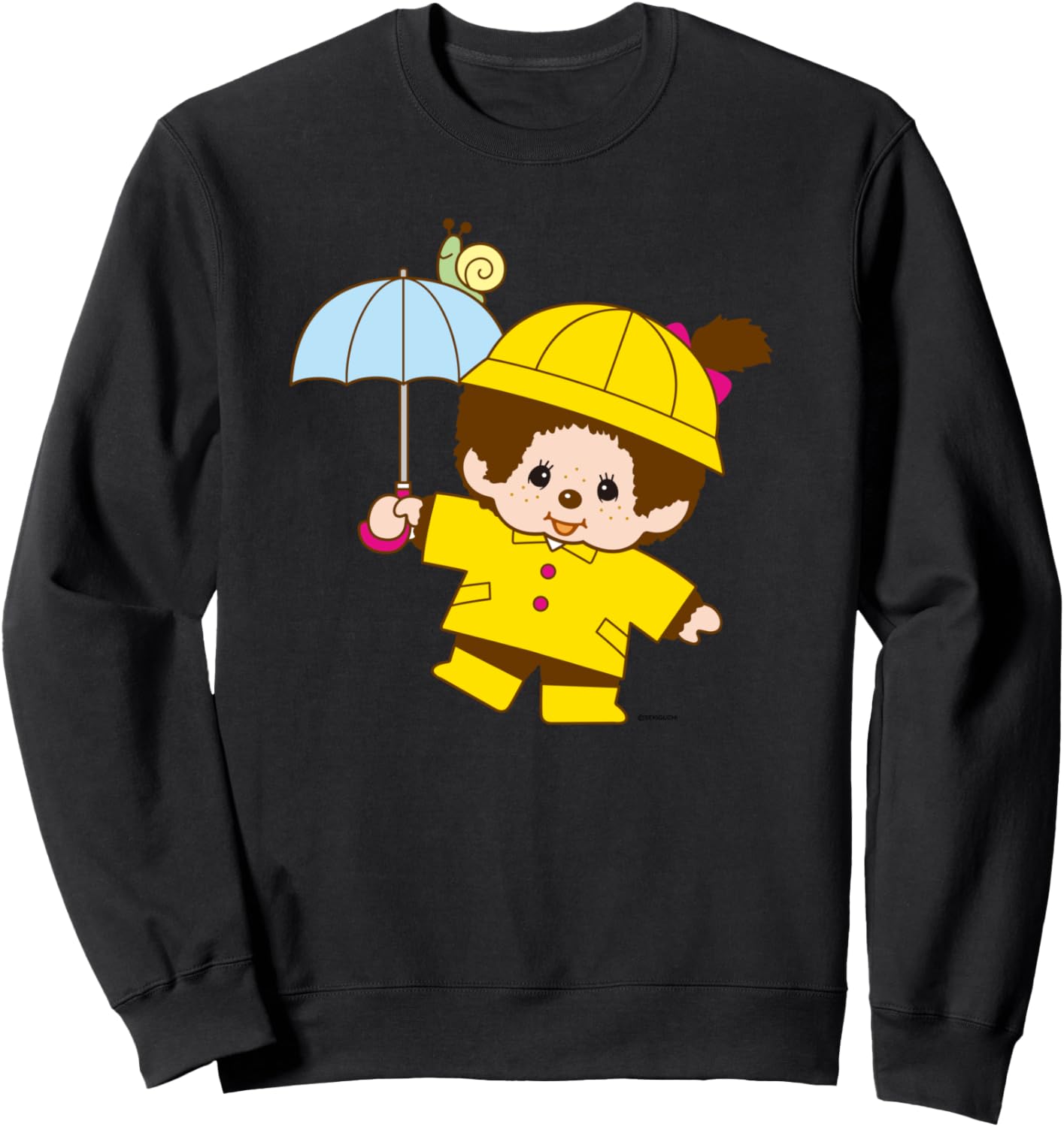 

Толстовка с графическим принтом Monchitch Monchhichi, черный