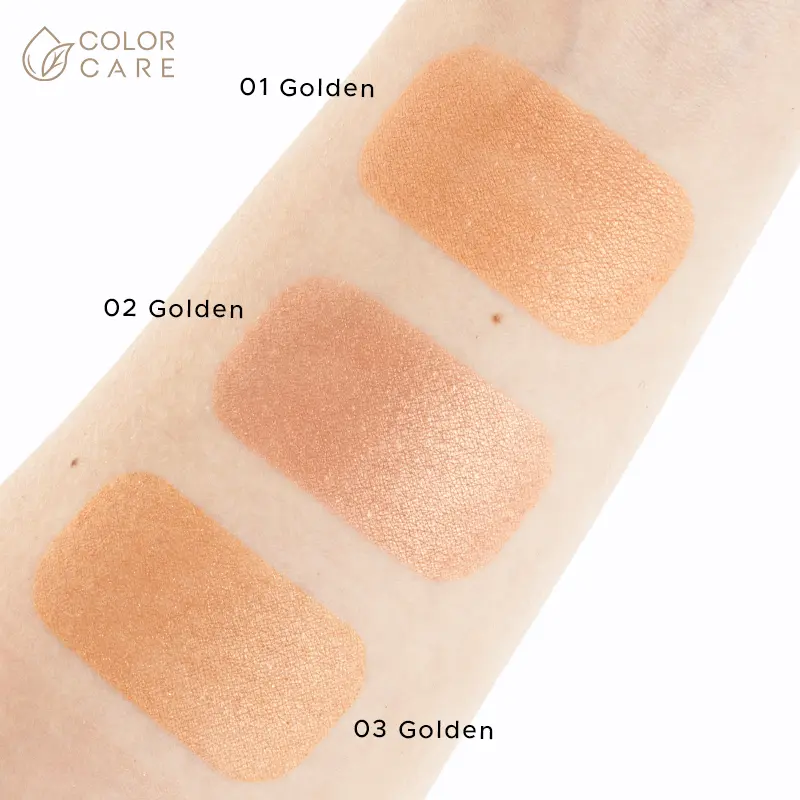 Веганский жемчужный бронзатор - сменный блок - 02 Color Care Golden, 8 гр — фото 3