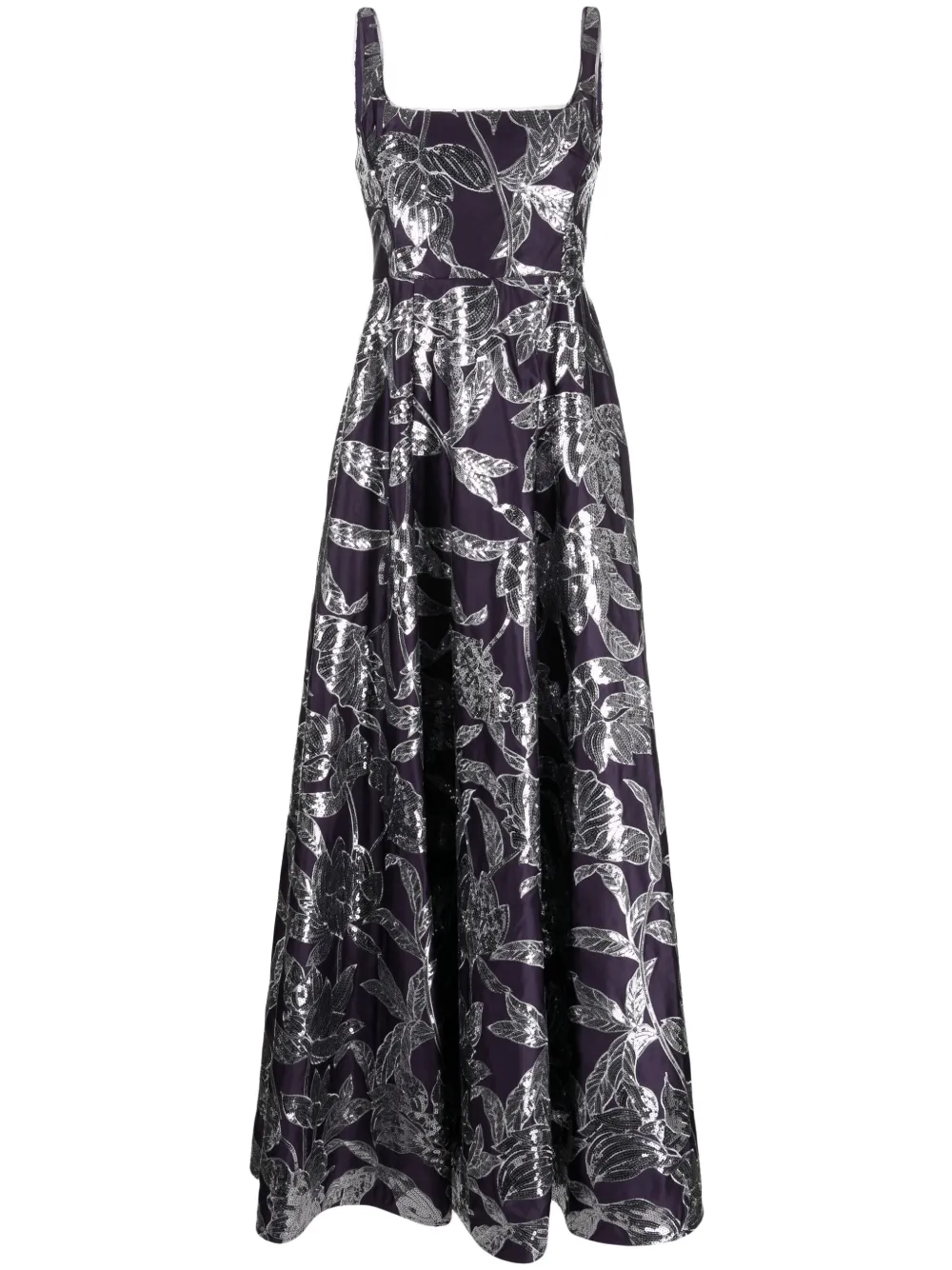 

Платье Lotus с пайетками Marchesa Notte, фиолетовый