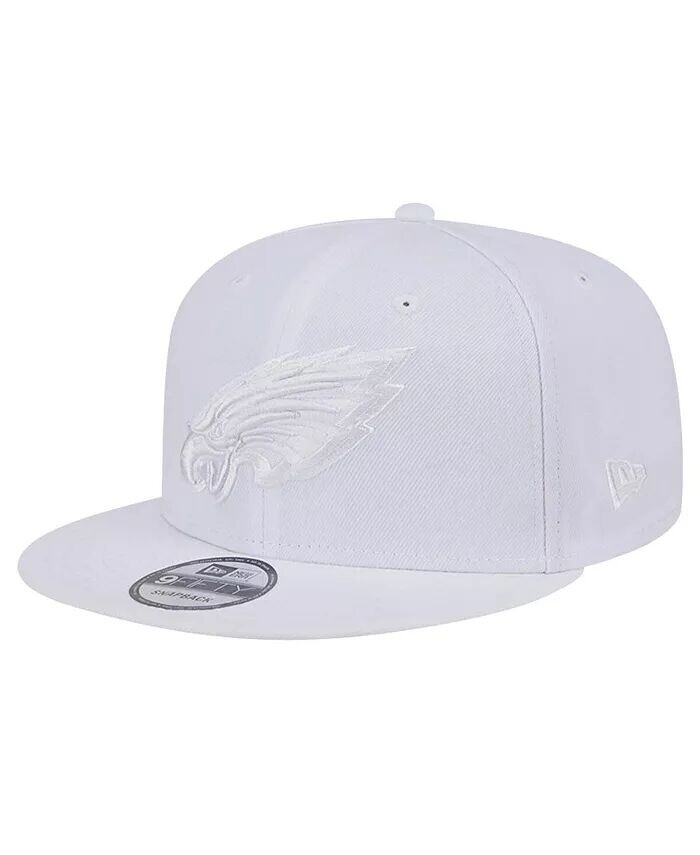 

Мужская бейсболка Philadelphia Eagles Main White on White 9Fifty Snapback New Era, белый