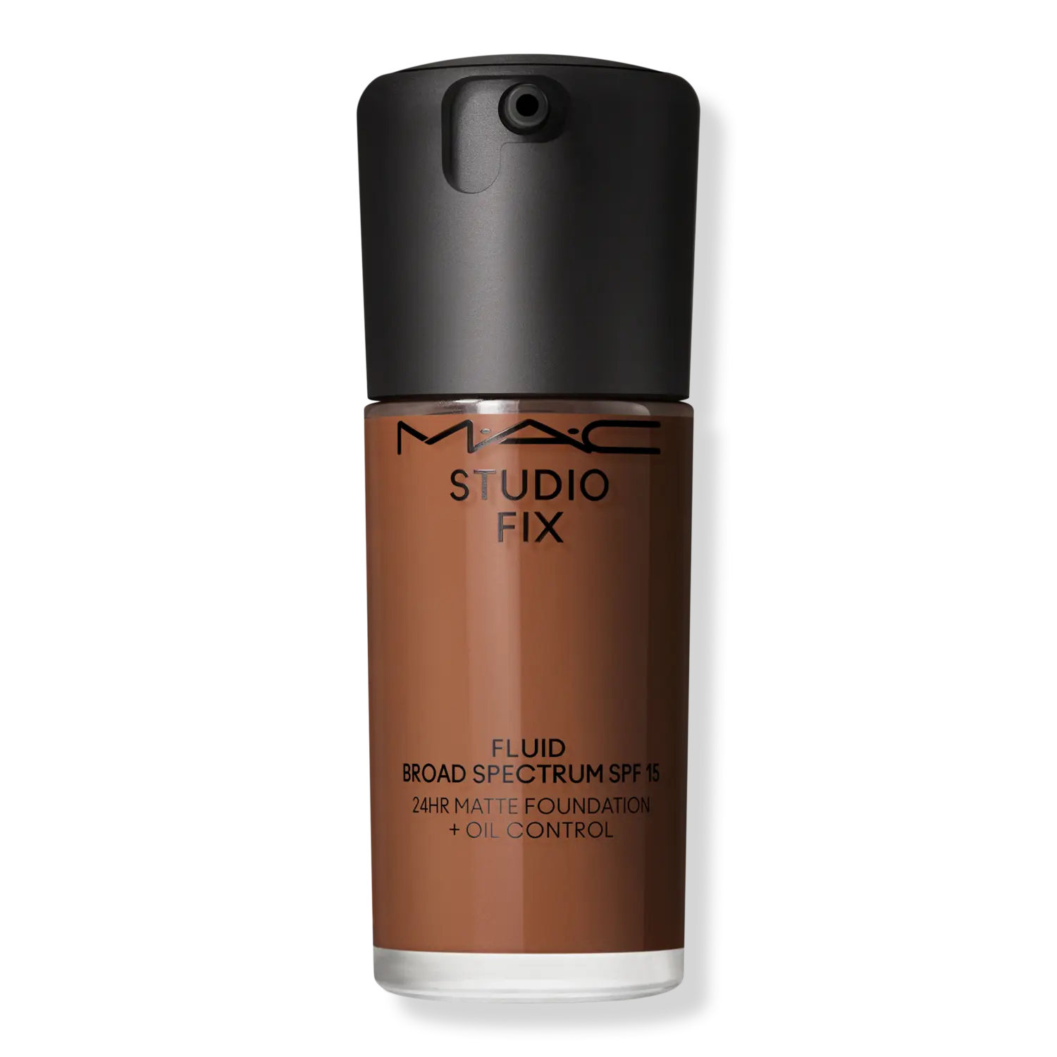 

Тональный крем Studio Fix Fluid SPF15 с матирующим эффектом и контролем жирности кожи на 24 часа. MAC, NW53 (rich coffee with red undertone for dark skin)