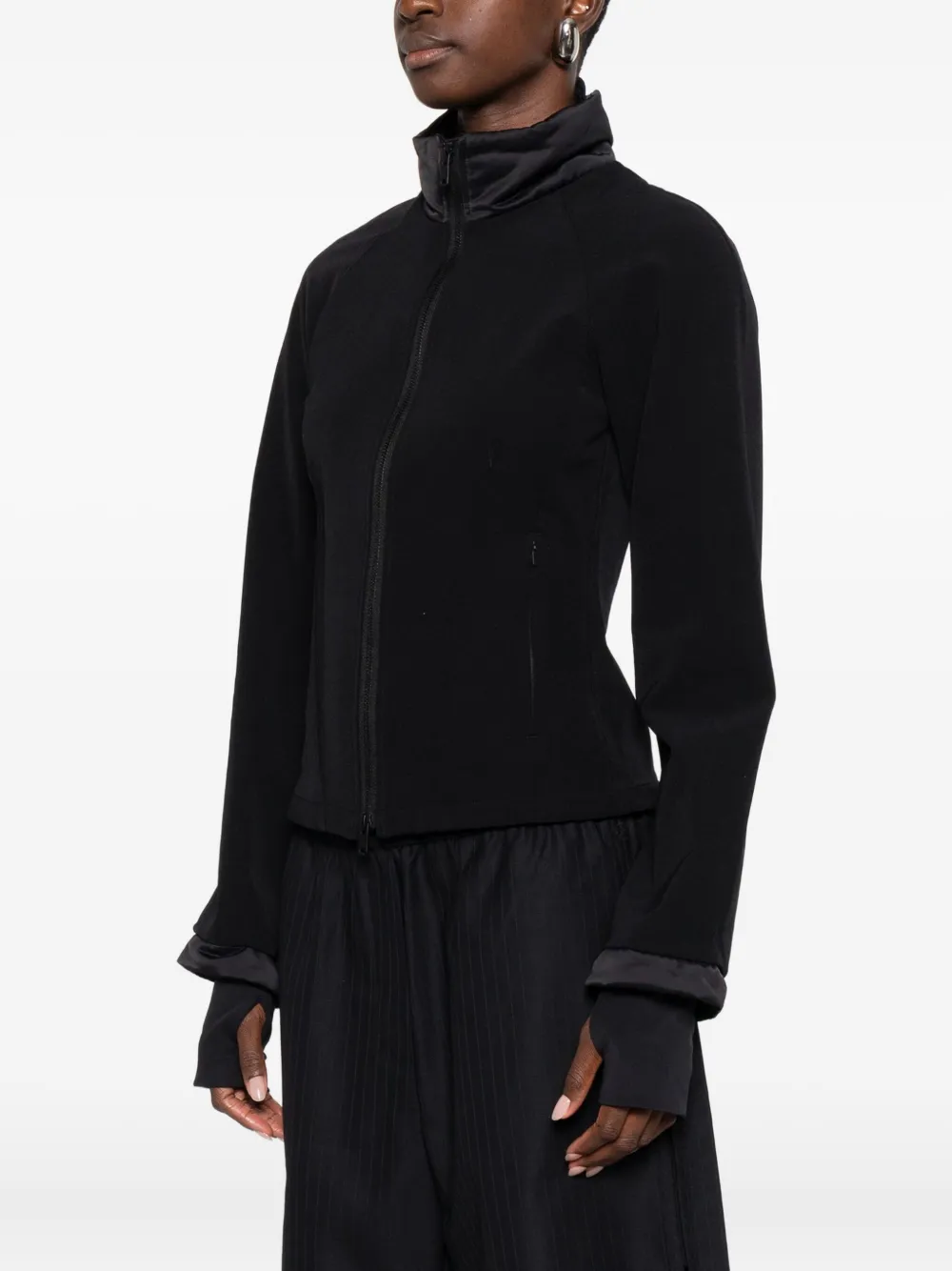 Стеганая куртка на молнии Y-3, черный — фото 3