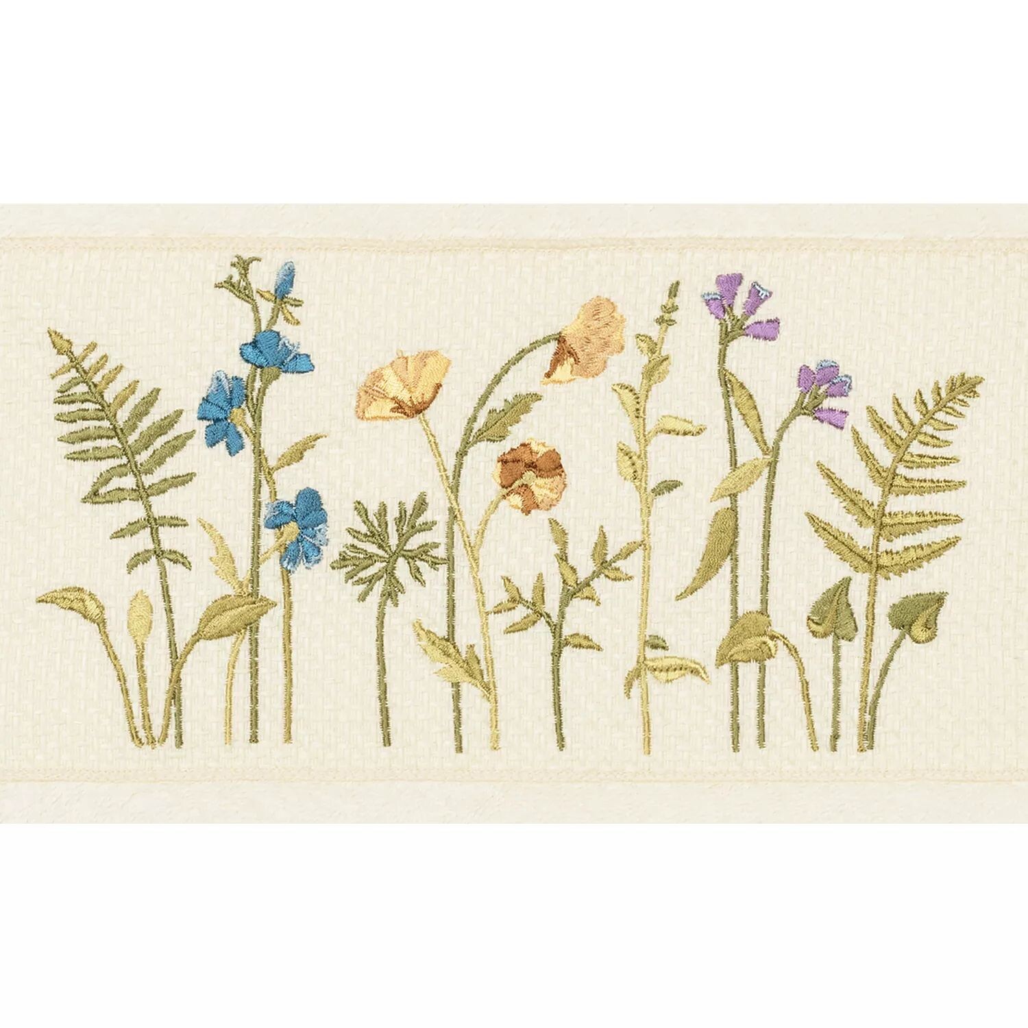 

Linum Home Textiles Набор украшенных банных полотенец Serenity, голубой