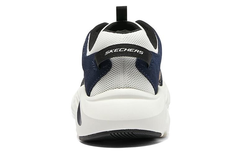 Кроссовки Stamina Airy Chunky для мужчин с низким верхом белого/черного/синего цвета Skechers — фото 4