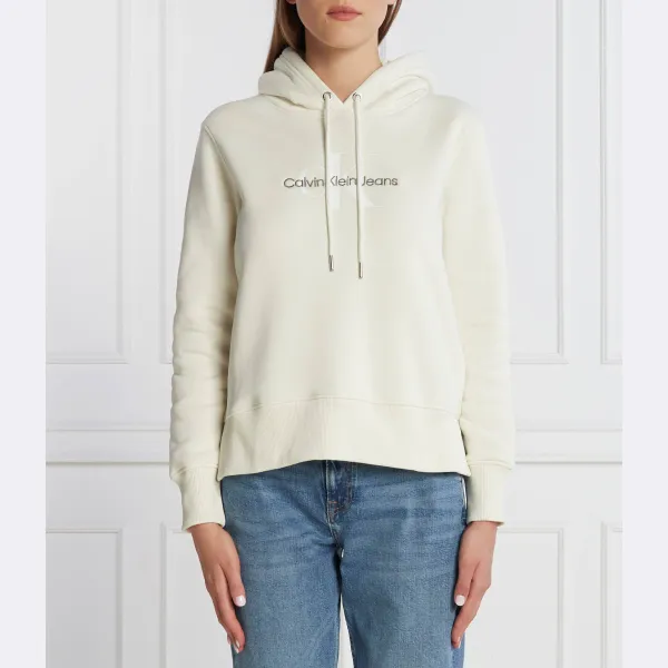 

Толстовка с архивным монологом классического кроя Calvin Klein, бежевый