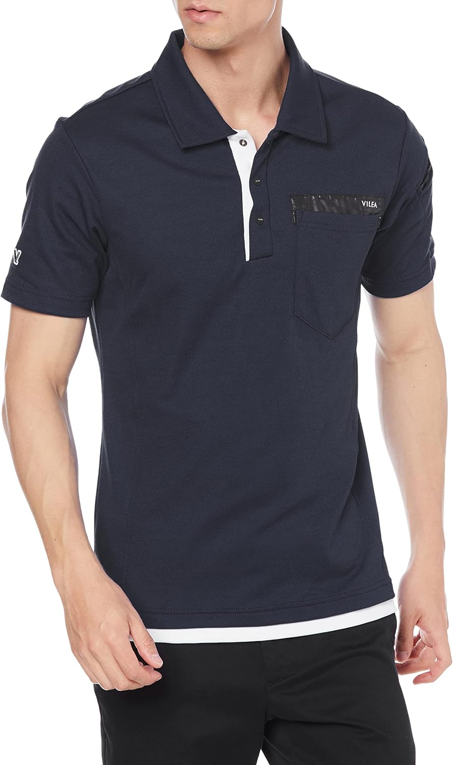 

Мужская рубашка-поло Murakami 505 Hooh, темно-синий