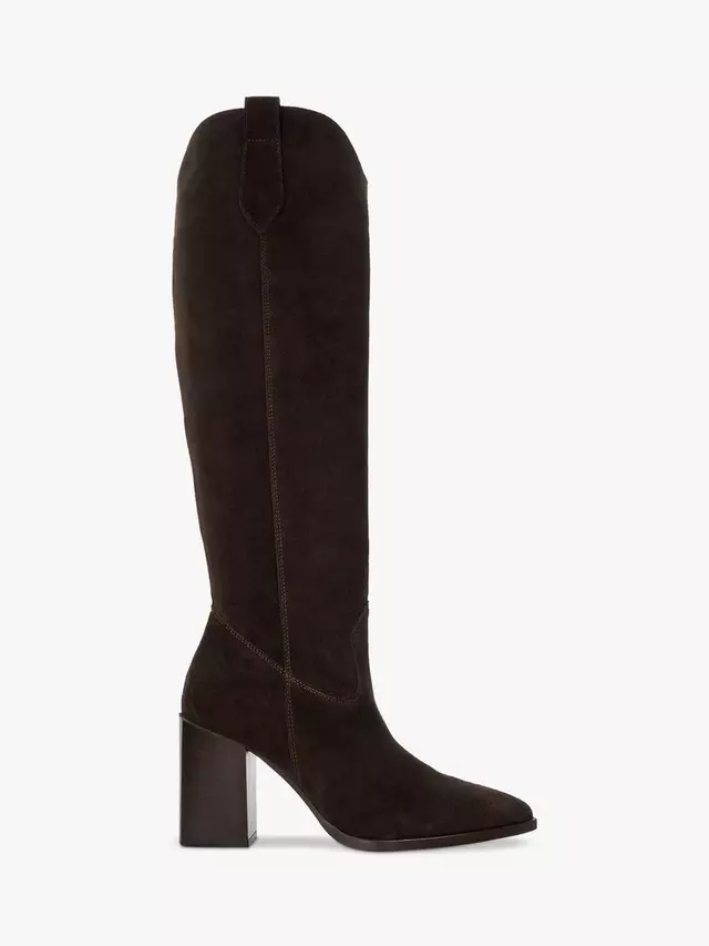 

Ботинки Dune Tavern Suede Pointed Knee High, коричневый