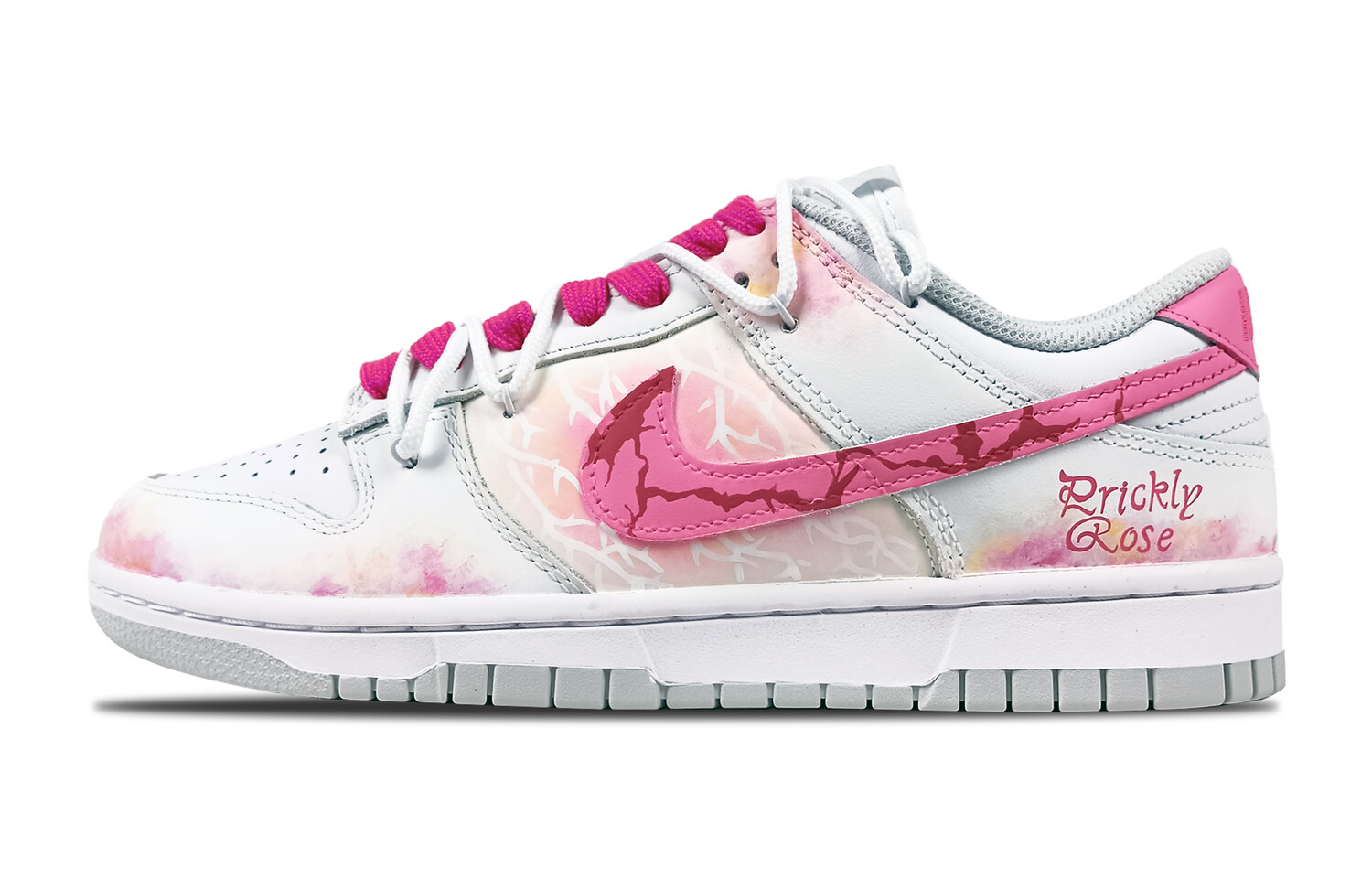 

Кроссовки Nike Dunk Skateboard Shoes Women's Low-Top Pink/White, Розовый, Кроссовки Nike Dunk Skateboard Shoes Women's Low-Top Pink/White