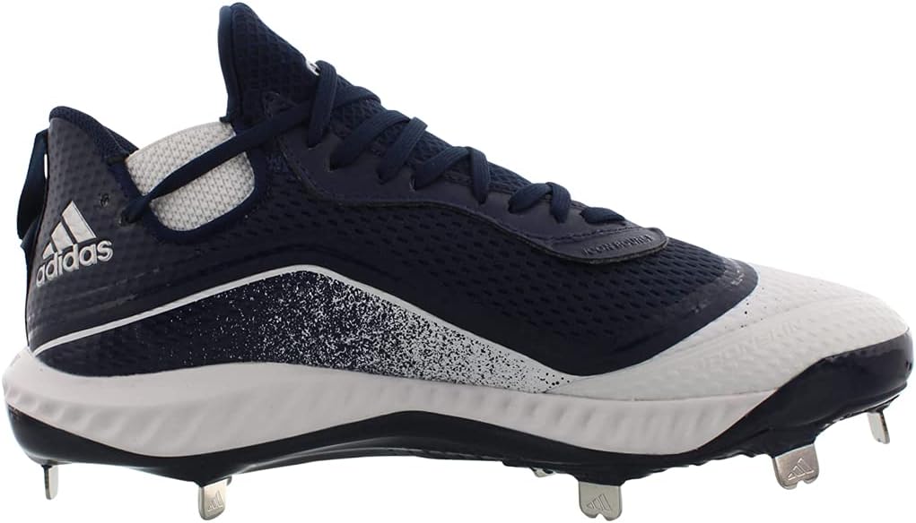 Мужские бейсбольные бутсы adidas Icon V Bounce, черный/белый — фото 2