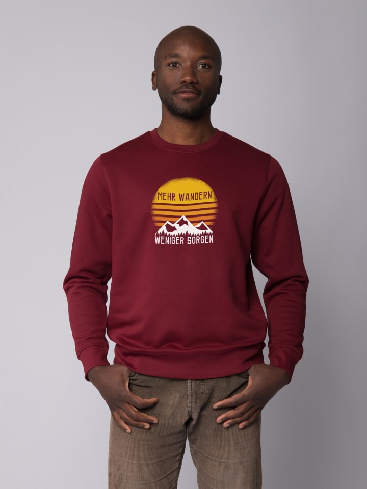

Толстовка wat Apparel Mehr Wandern, цвет weinrot