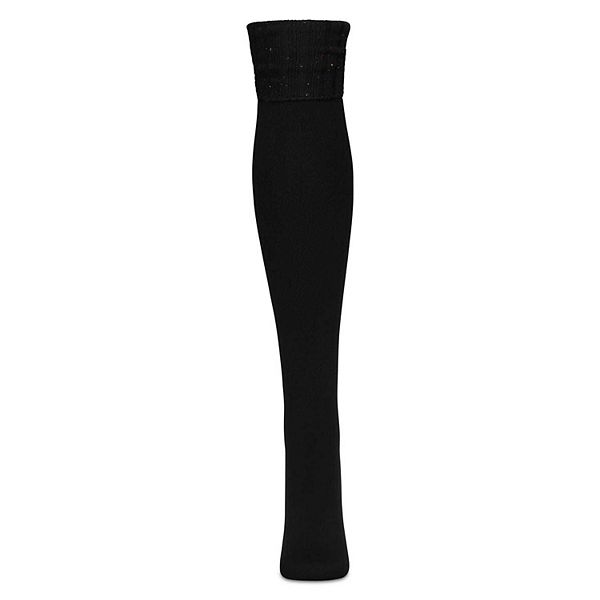 

Носки Donegal с отворотом и флисом до колена Memoi, Black Dark Gray