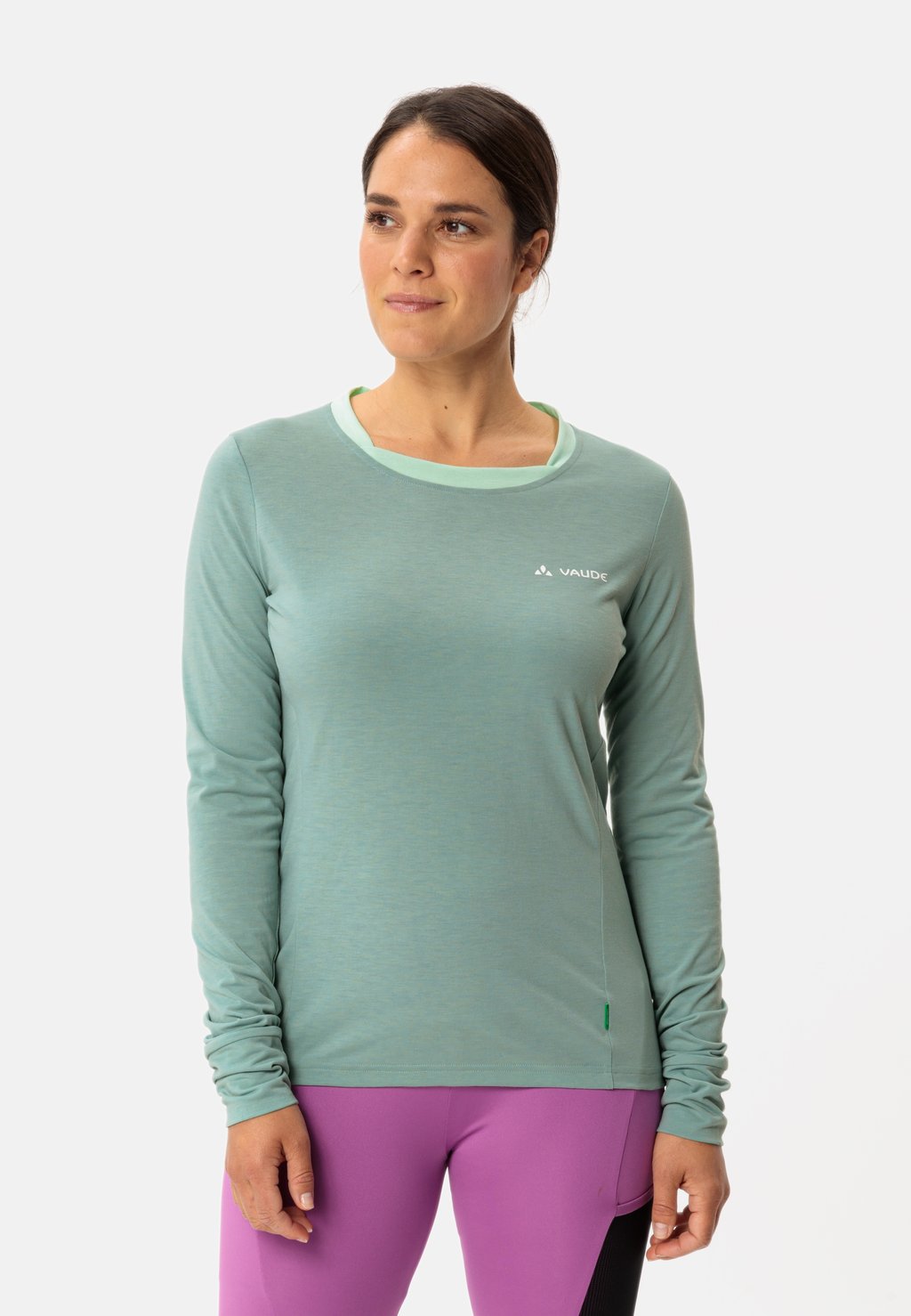 

Топ с длинными рукавами SVEIT II Vaude, зеленый