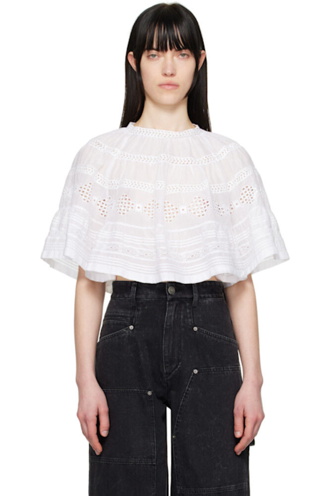 

Белая блузка Дилама Isabel Marant Etoile