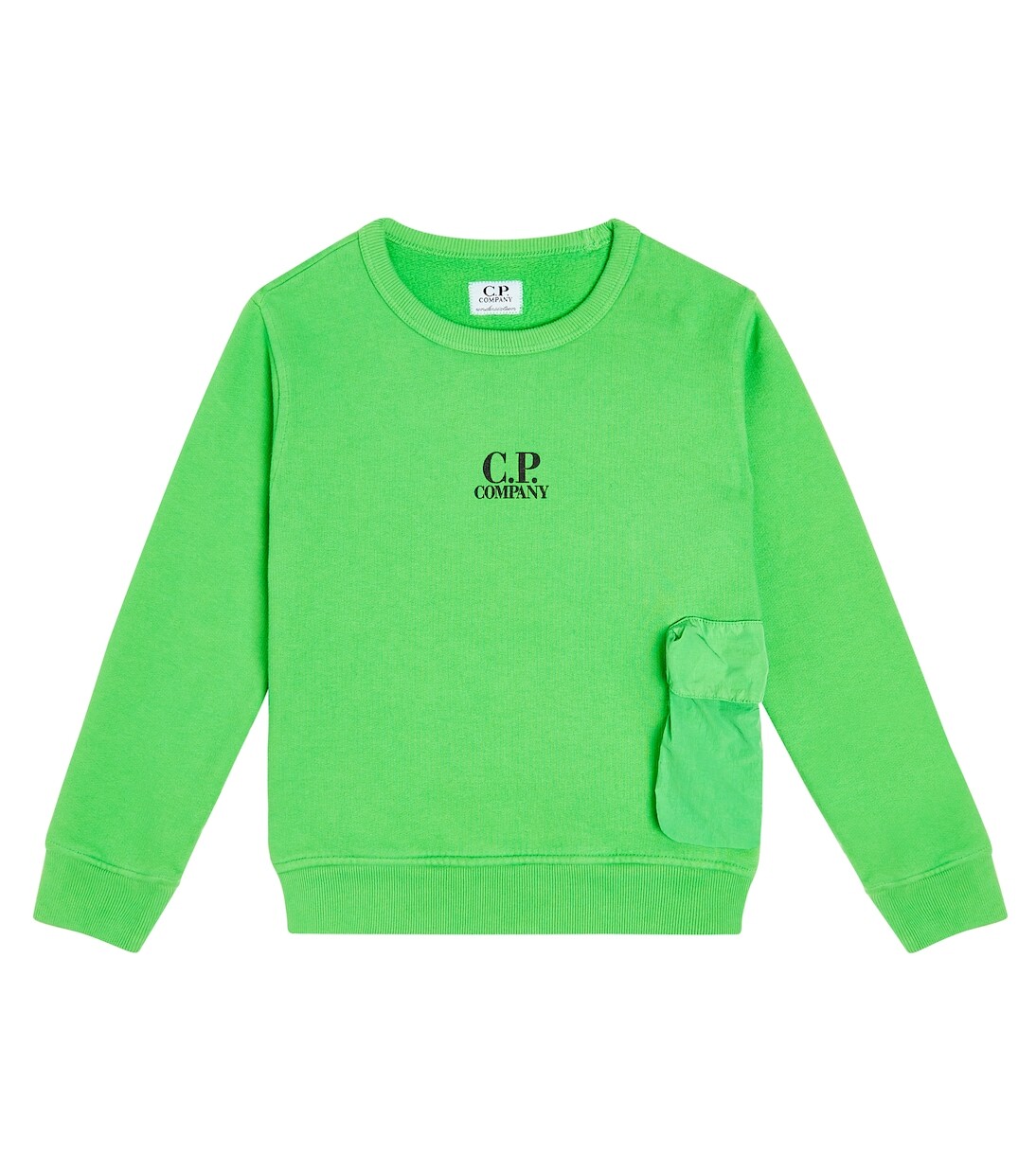 

Толстовка u16 из хлопкового флиса C.P. Company Kids, зеленый