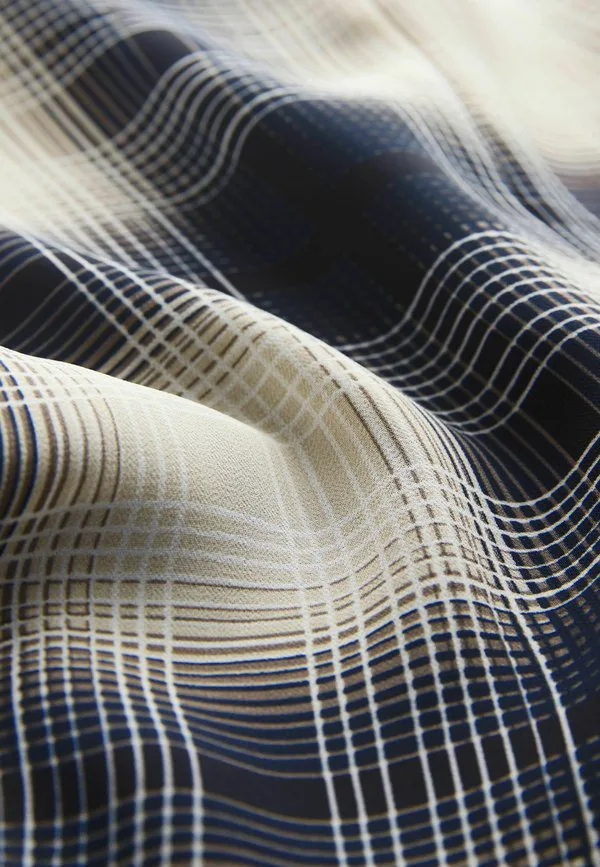 

Юбка-Годе прямого кроя со складками Next, Black Neutral Check