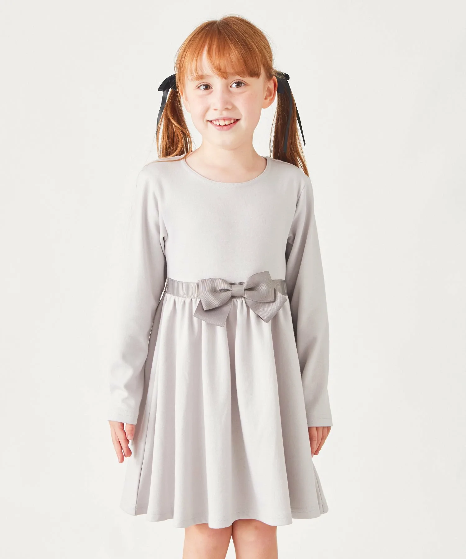 Формальное платье с длинными рукавами Ever Closet, Light gray