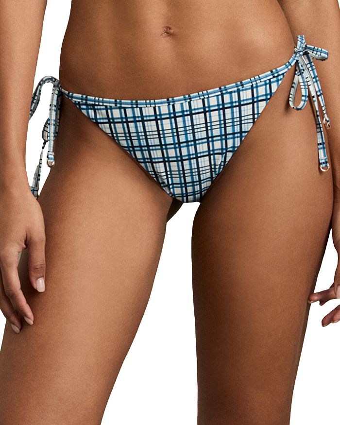 

Плавки-бикини Daniella Printed Stretch REISS, синий