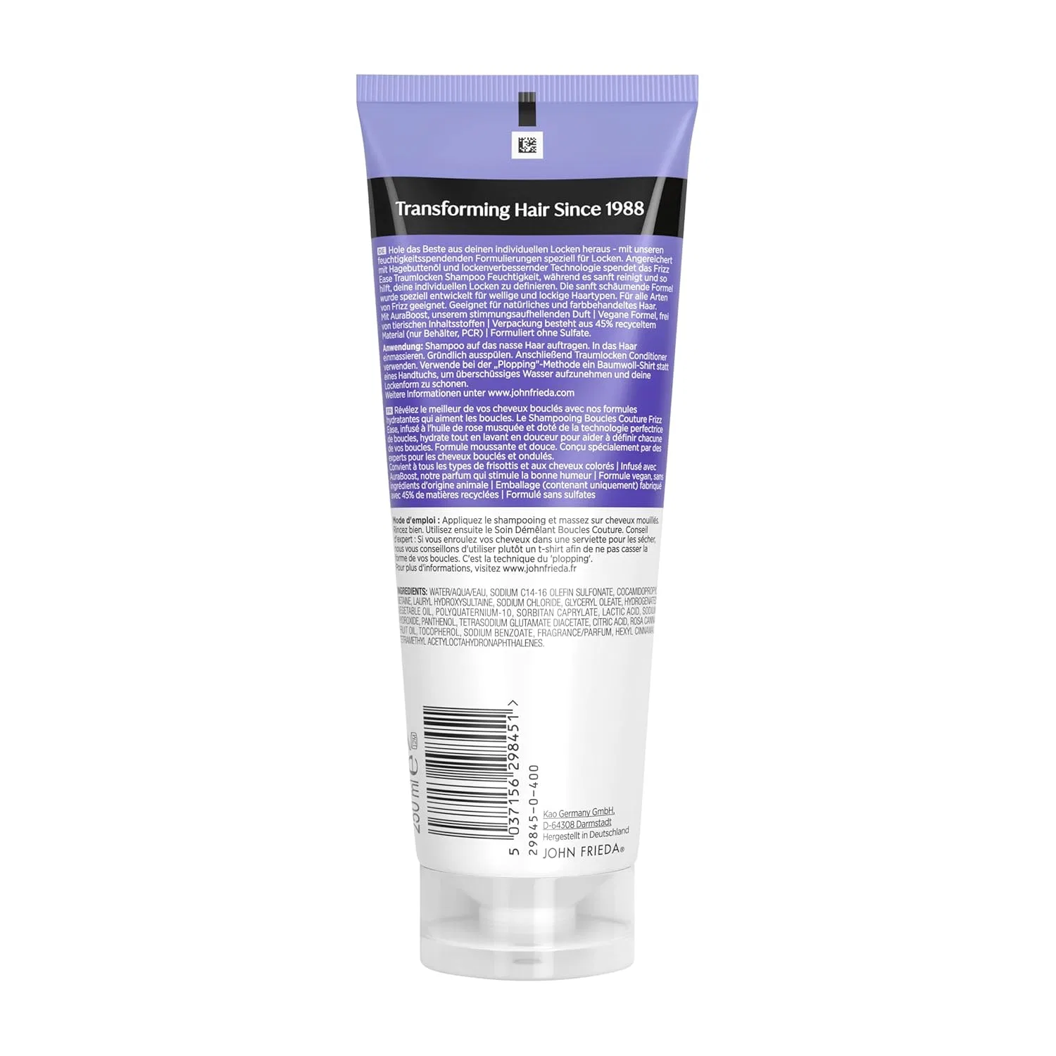 Шампунь John Frieda Frizz Ease Traumlocken для волнистых и вьющихся волос John Frieda — фото 2