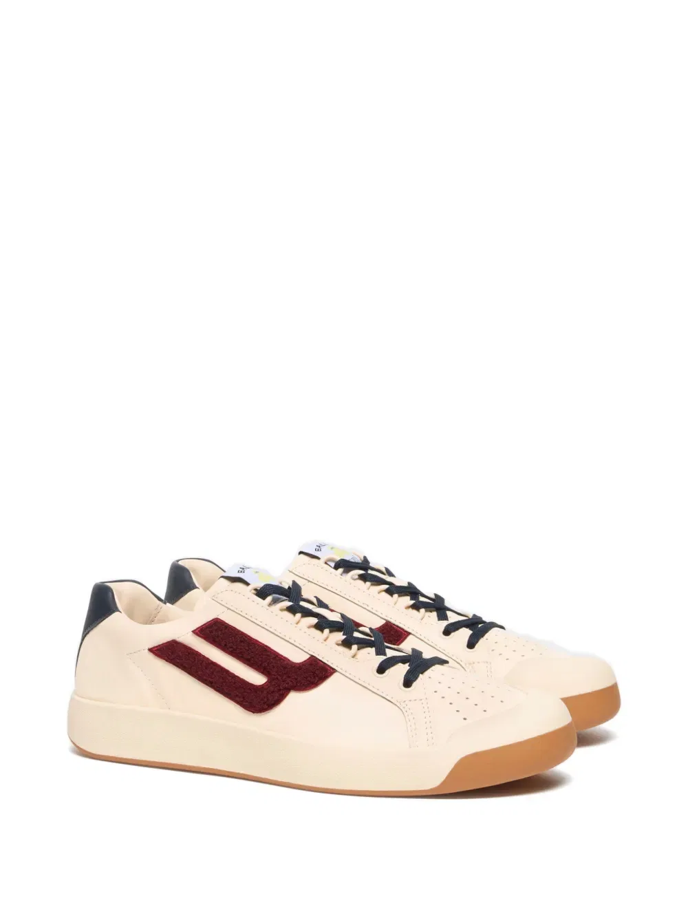 Кожаные кроссовки из теннисной коллекции Bally, нейтральный — фото 2
