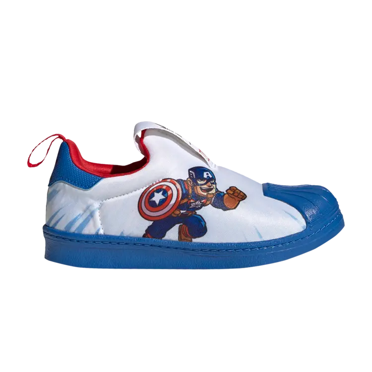

Кроссовки Adidas Marvel x Superstar 360 J, белый