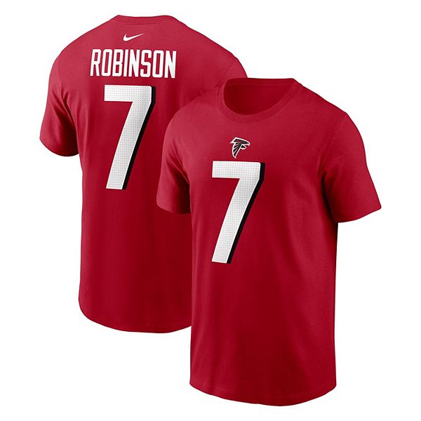 Футболка с именем и номером игрока Bijan Robinson Atlanta Falcons Nike — фото 2