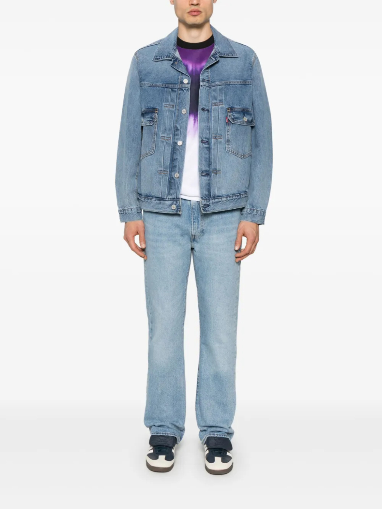 Джинсы Levi's slim bootcut, синий — фото 2