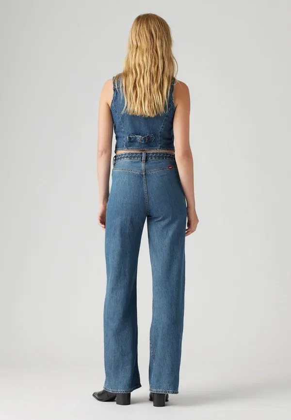 Джинсы Levi's Ribcage wide leg braided wide leg, большой ужас — фото 3