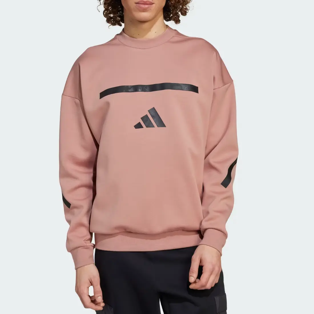 Толстовка SS25 женская Adidas, светло-коричневый — фото 3