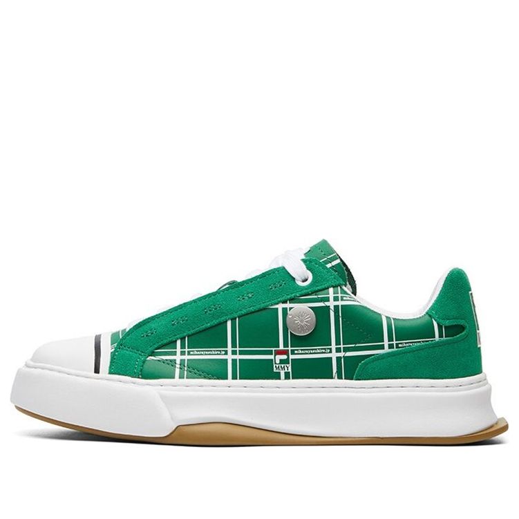 Кеды (WMNS) Fila Fusion Canvas Shoes 'Amazon Green', зеленый