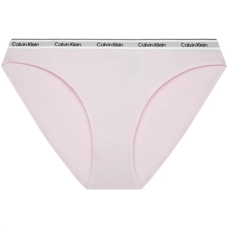 Бюстгальтер бикини с логотипом на поясе, набор из 3 штук Calvin Klein, 8Z6-Light Cherry Blossom Pink