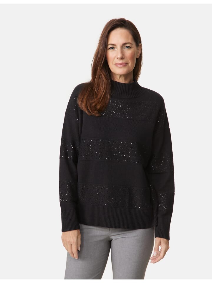 

Пуловер Gerry Weber Langarm Rundhals, черный